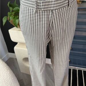 Topshop Men's Monochrome Checkered Dress Pants